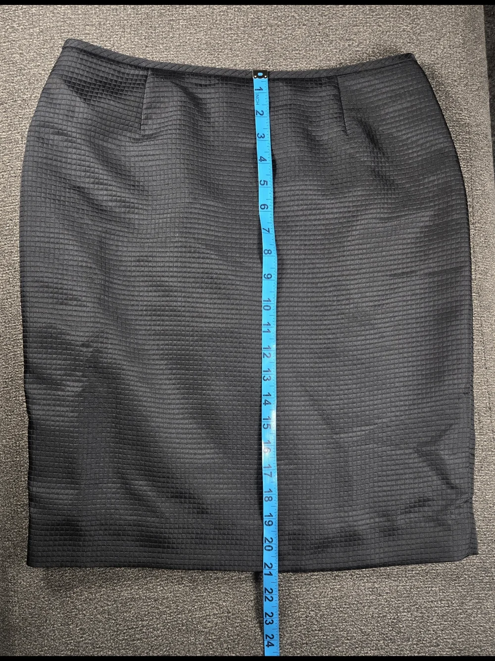 Calvin Klein Black Textured Pencil Skirt - Women